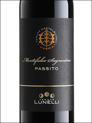 фото Tenute Lunelli Montefalco Sagrantino Passito DOCG Тенуте Лунелли Монтефалько Сагрантино Пассито Италия вино красное