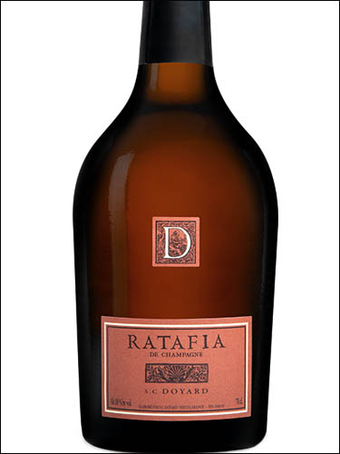 фото Champagne Doyard Ratafia de Champagne IGP Шампань Дуайар Ратафья де Шампань Франция вино розовое