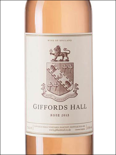 фото Giffords Hall Rose Гиффордс Холл Роуз Великобритания вино розовое