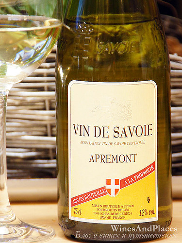 фото Philippe et Sylvain Ravier Apremont AOC Vin de Savoie Филипп э Сильвен Равье Апремон Вэн де Савуа АОС Франция вино белое