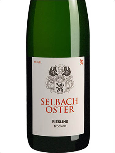 фото Selbach-Oster Riesling Qualitatswein trocken Зельбах-Остер Рислинг Квалитетсвайн трокен Германия вино белое