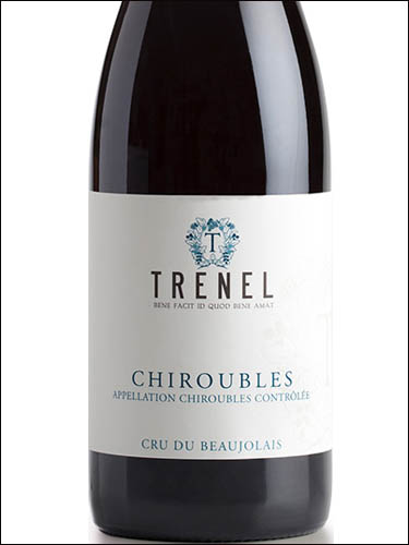 фото Domaine Trenel Chiroubles AOC Домен Тренель Ширубль Франция вино красное