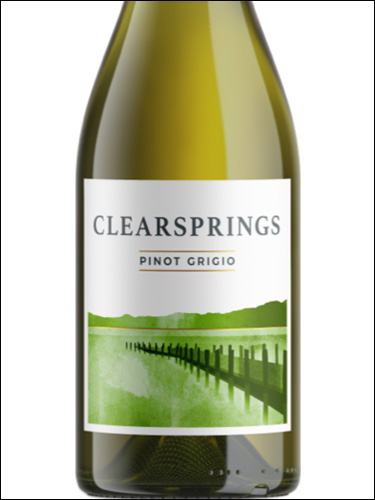 фото Clearsprings Pinot Grigio Клирспрингс Пино Гриджио ЮАР вино белое