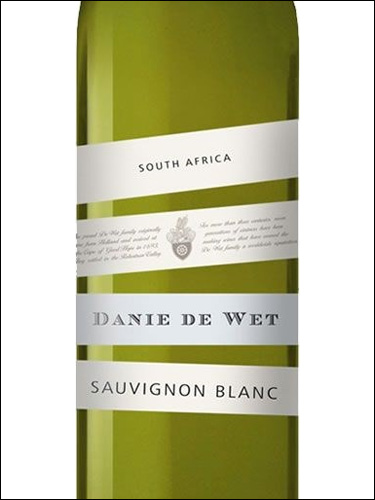 фото Danie de Wet Sauvignon Blanc Дани де Вет Совиньон Блан ЮАР вино белое