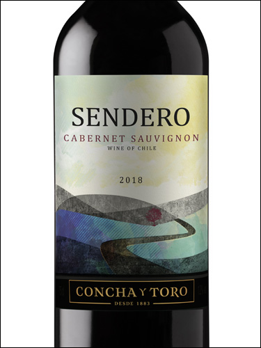 фото Concha y Toro Sendero Cabernet Sauvignon Конча и Торо Сендеро Каберне Совиньон Чили вино красное
