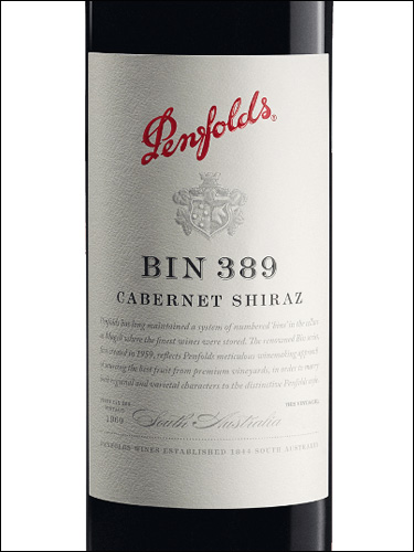 фото Penfolds Bin 389 Cabernet Shiraz Пенфолдс Бин 389 Каберне Шираз Австралия вино красное
