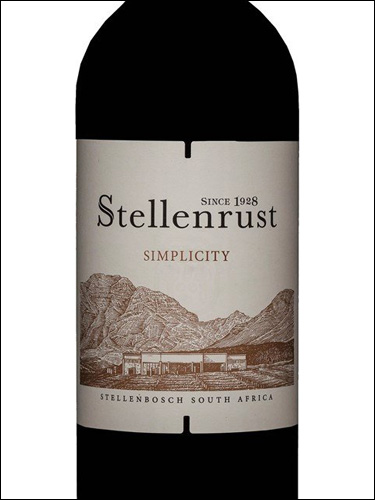 фото Stellenrust Simplicity Red Blend Стелленрюст Симплисити Ред Бленд ЮАР вино красное