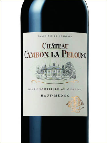 фото Chateau Cambon La Pelouse Cru Bourgeois Superieur Haut-Medoc AOC Шато Камбон Ля Пелуз О-Медок Франция вино красное