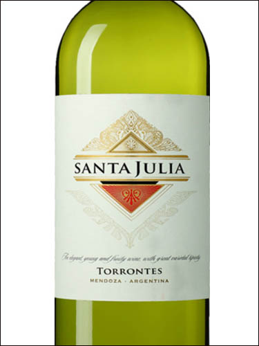 фото Santa Julia Torrontes Mendoza Санта Джулия Торронтес Мендоса Аргентина вино белое