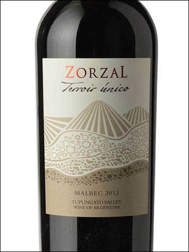 фото Zorzal Terroir Unico Malbec Tupungato Valley Сорсаль Терруар Унико Мальбек Аргентина вино красное