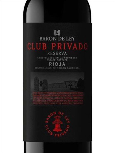 фото вино Baron de Ley Club Privado Reserva Rioja DOCa 