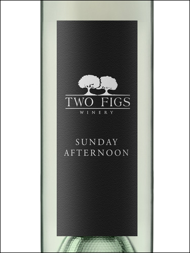 фото Two Figs Winery Sunday Afternoon Ту Фигс Вайнери Сандей Афтенун Австралия вино белое