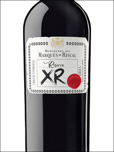 фото вино XR de Marques de Riscal Reserva Rioja DOCa 