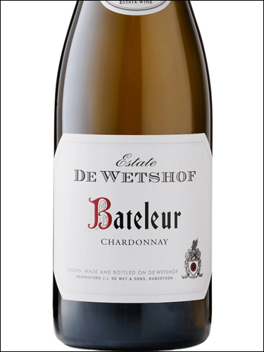 фото De Wetshof Estate Bateleur Chardonnay Де Ветсхоф Эстейт Бателер Шардоне ЮАР вино белое
