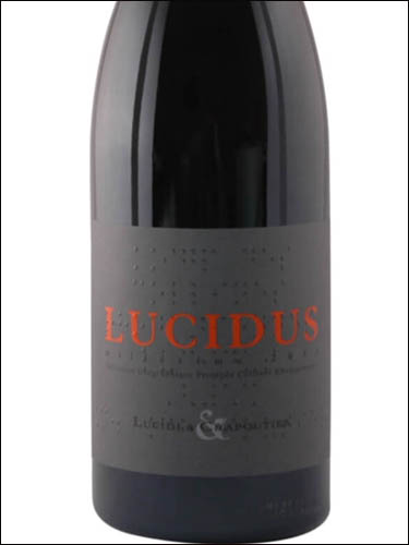 фото Lucidus Rouge des Collines Rhodaniennes IGP Люсидюс Руж де Коллин Роданьен Франция вино красное