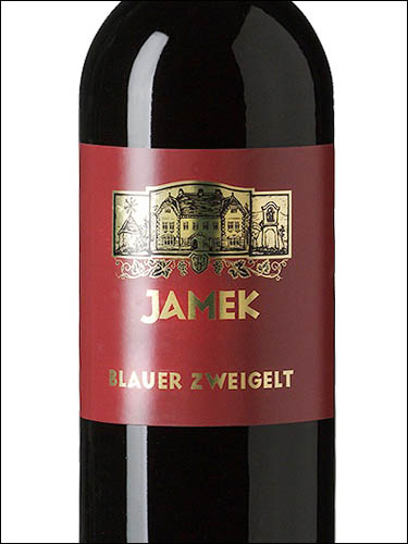 фото Josef Jamek Blauer Zweigelt Йозеф Ямек Блауер Цвайгельт Австрия вино красное