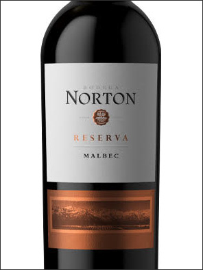 фото Bodega Norton Reserva Malbec Бодега Нортон Резерва Мальбек Аргентина вино красное