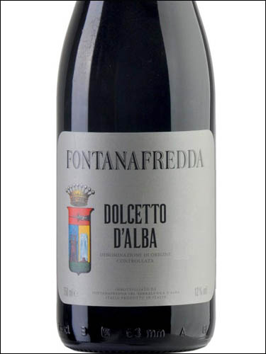 фото Fontanafredda Dolcetto d'Alba DOC Фонтанафредда Дольчетто д'Альба Италия вино красное