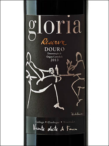фото Vicente Faria Vinhos Gloria Reserva Douro DOC Висенте Фария Виньос Глория Резерва Дору Португалия вино красное