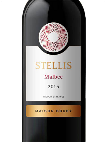 фото Maison Bouey Stellis Malbec Comte Tolosan IGP Мезон Буэ Стеллис Мальбек Конте Толозан Франция вино красное