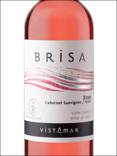 фото Vistamar Brisa Rose Cabernet Sauvignon - Syrah Вистамар Бриза Розе Каберне Совиньон - Сира Чили вино розовое