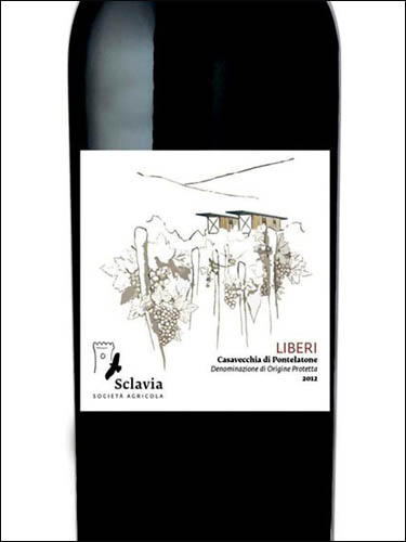 фото Sclavia Liberi Casavecchia di Pontelatone DOC Склавия Либери Казавеккиа ди Понтелатоне ДОК Италия вино красное
