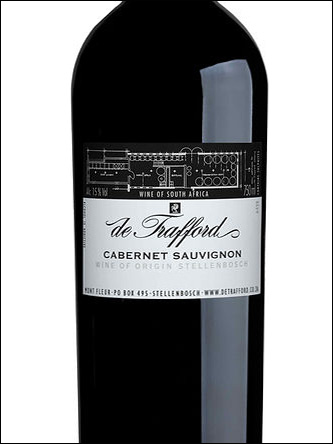 фото De Trafford Cabernet Sauvignon Де Траффорд Каберне Совиньон ЮАР вино красное