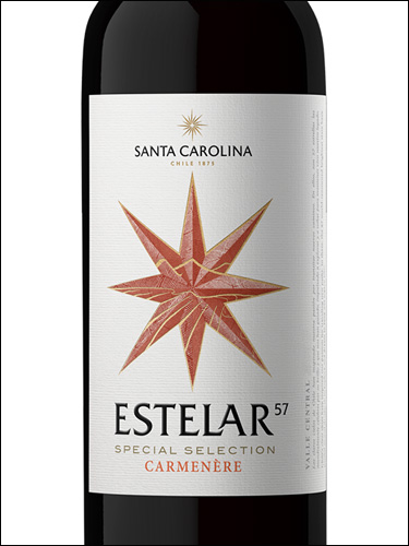 фото Santa Carolina Estelar 57 Carmenere Санта Каролина Эстелар 57 Карменер Чили вино красное