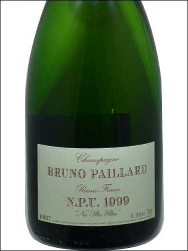 фото Champagne Bruno Paillard Nec Plus Ultra Шампанское Бруно Пайар Нек Плюс Ультра Франция вино белое