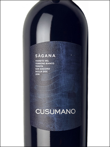 фото Cusumano Sagana Sicilia DOC Кузумано Сагана Сицилия Италия вино красное