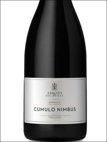 фото Abbotts & Delaunay Cumulo Nimbus Minervois AOC Абботс & Делоне Комуло Нимбус Минервуа Франция вино красное