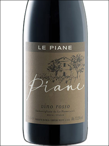 фото Le Piane Piane Rosso Ле Пьяне Пьяне Россо Италия вино красное