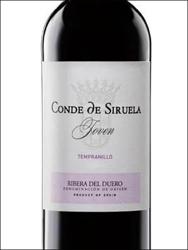 фото вино Conde de Siruela Tinto Joven Ribera del Duero DO 