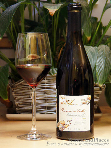 фото Domaine du Caillou Les Quartz Chateauneuf du Pape AOC Домен дю Кайю Ле Кварц Шатонеф-дю-Пап АОС Франция вино красное