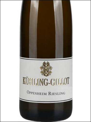 фото Kuhling-Gillot Oppenheim Riesling Trocken Кюлинг-Гиллот Оппенхайм Рислинг Трокен Германия вино белое