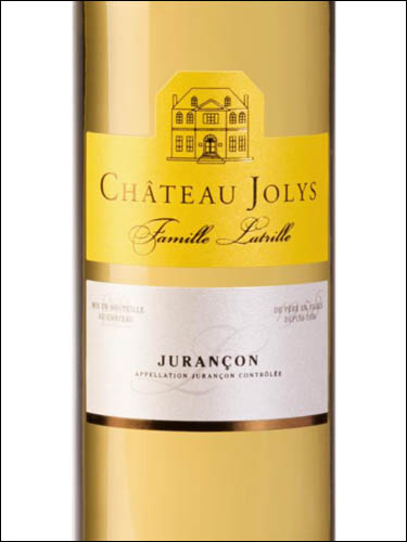 фото Chateau Jolys (Doux) Jurancon AOC Шато Жоли Жюрансон Франция вино белое