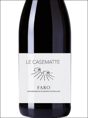фото Le Casematte Faro DOC Ле Казематте Фаро ДОК Италия вино красное