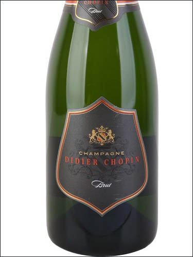фото Champagne Didier Chopin Brut Шампанское Дидье Шопен Брют Франция вино белое