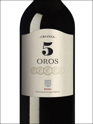 фото вино 5 Oros Crianza Rioja DOCa 