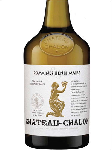 фото Domaines Henri Maire Vin Jaune Chateau-Chalon AOC Домен Анри Мер Вэн Жон Шато-Шалон Франция вино белое
