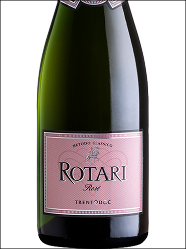 фото Rotari Brut Rose Trento DOC Ротари Брют Розе ТрентоДОК Италия вино розовое