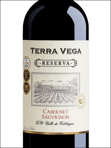 фото Terra Vega Reserva Cabernet Sauvignon Терра Вега Резерва Каберне Совиньон Чили вино красное