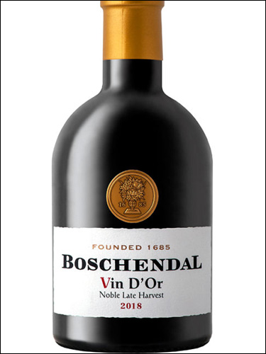 фото Boschendal Heritage Collection Vin D'Or Noble Late Harvest Бошендаль Эритаж Коллекшн Гранд Вен д'Ор Нобл Лейт Харвест ЮАР вино белое