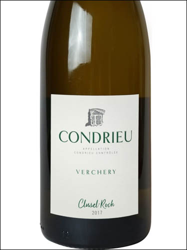 фото Clusel-Roch Verchery Condrieu AOC Клюзель-Рош Вершри Кондрие Франция вино белое