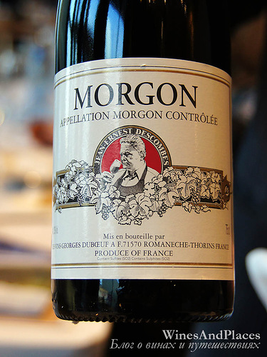 фото Georges Duboeuf Morgon Jean Descombes Morgon AOP Жорж Дюбеф Моргон Жан Декомб Франция вино красное