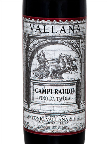 фото Vallana Campi Raudii Валлана Кампи Раудии Италия вино красное