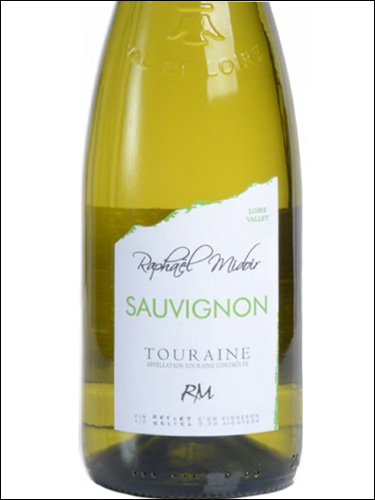 фото Raphael Midoir Touraine Sauvignon AOP Рафаэль Мидуар Турень Совиньон Франция вино белое