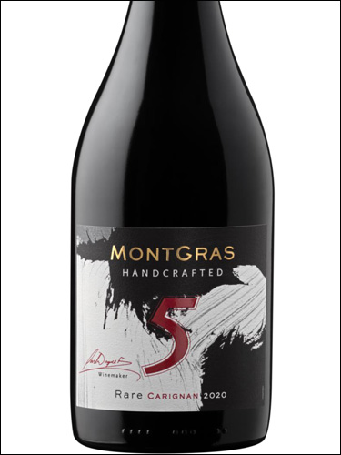 фото MontGras Handcrafted 5 Rare Carignan МонтГрас Андкрафтед 5 Раре Кариньян Чили вино красное
