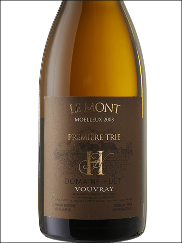 фото Domaine Huet Le Mont Premiere Trie Moelleux Vouvray AOC Домен Уэ Ле Мон Премье Три Моэлё Вувре Франция вино белое