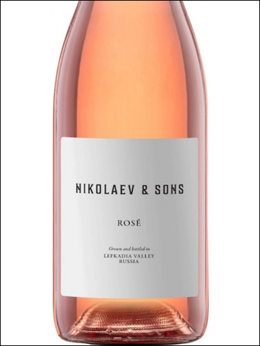 фото Nikolaev & Sons Rose Николаев и Сыновья Розе Россия вино розовое